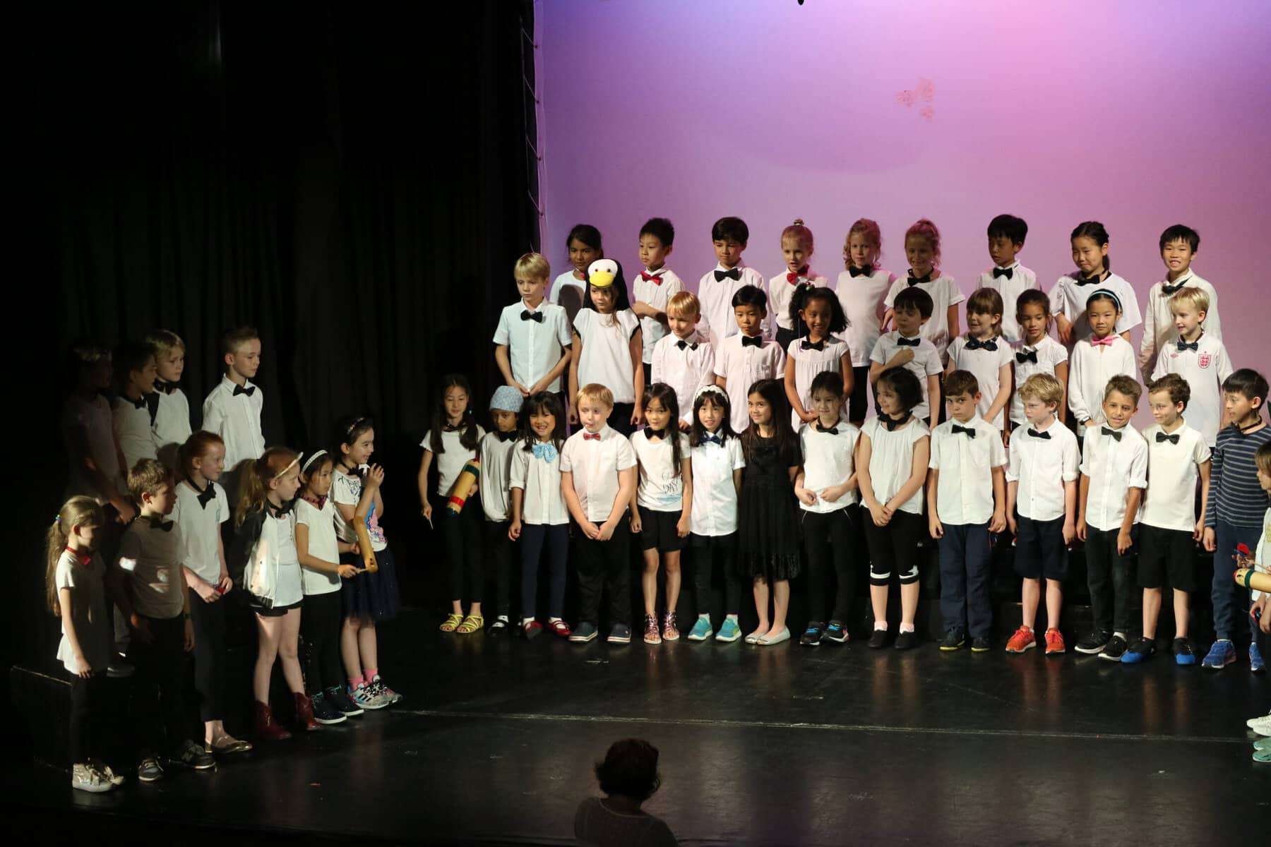 French choir for International Stream students French International